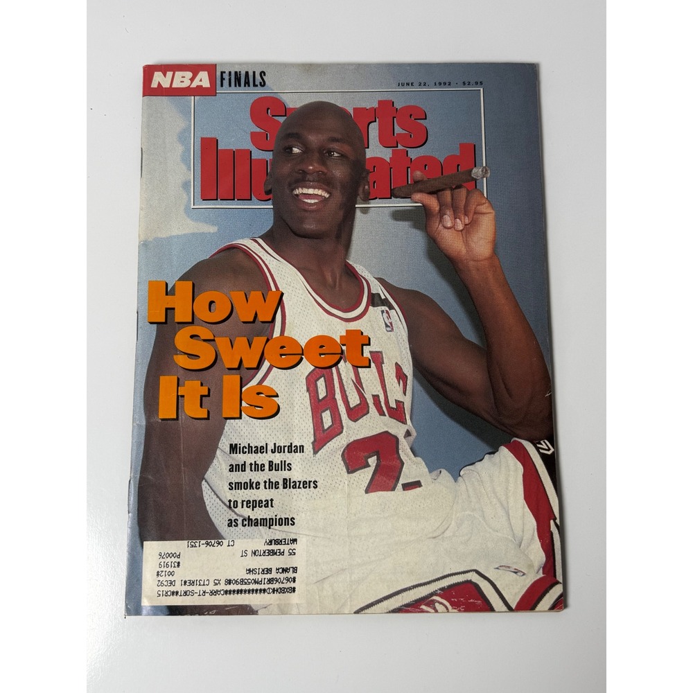 Sports Illustrated June 22 1992 Michael Jordan Bulls NBA Finals Champions